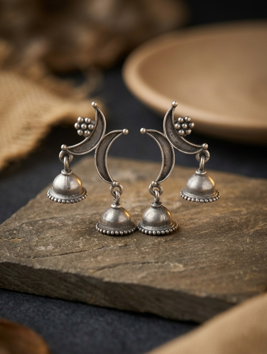 Half moon earrings