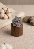 Starburst statement ring