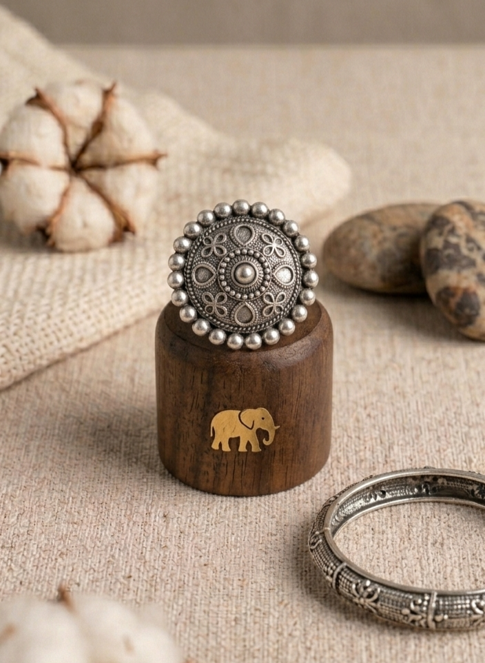 Trible boho ring