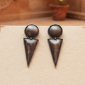 Antique geometric earrings