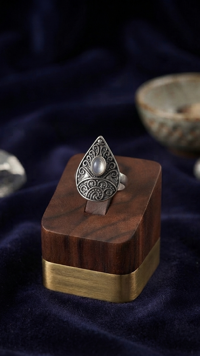 Tear drop ring