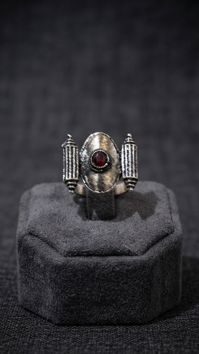Ethnic statement ring
