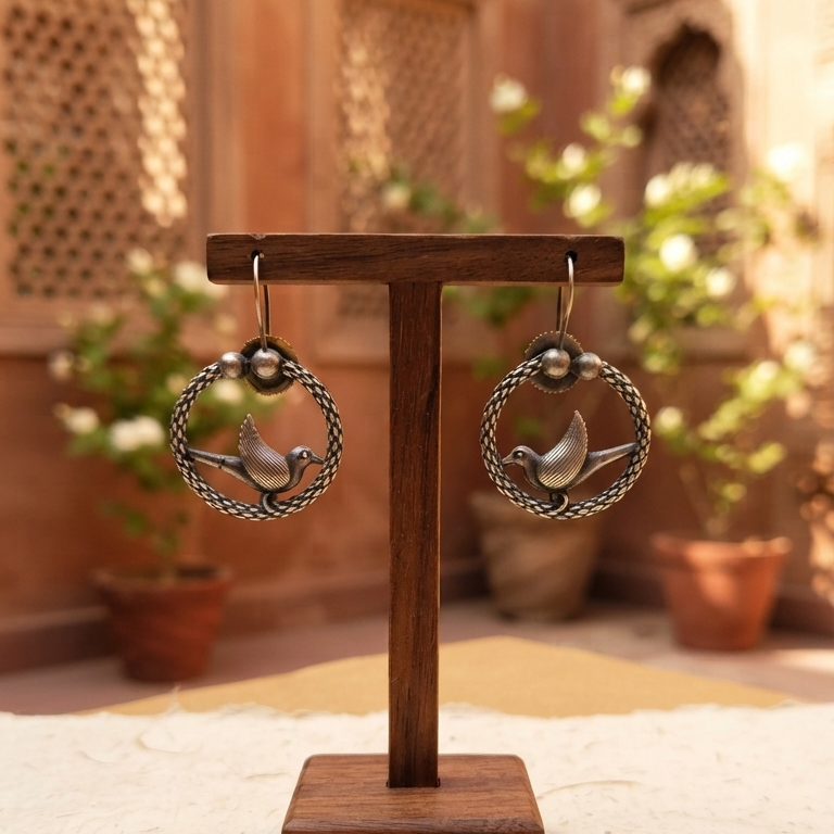 Vihangini Bird Hoops