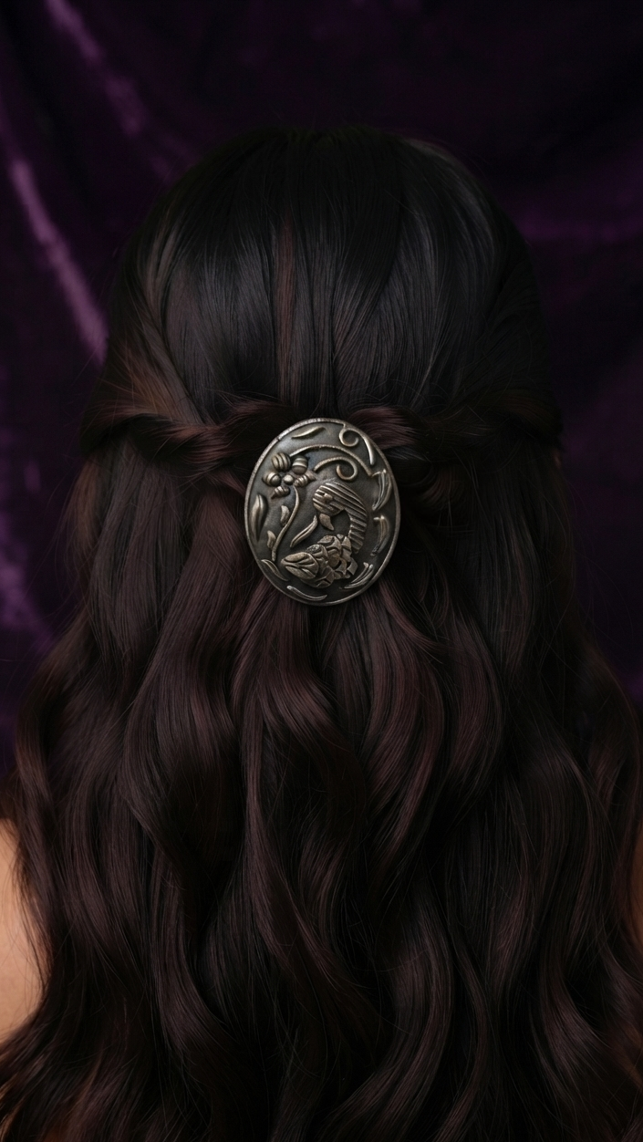 Bird design hair pain