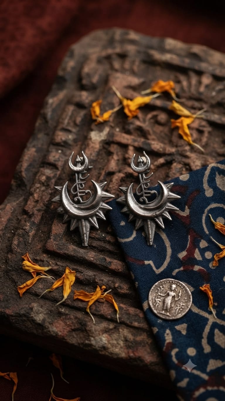 Shiv shakti earrings