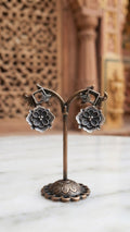 Antique floral drop earrings