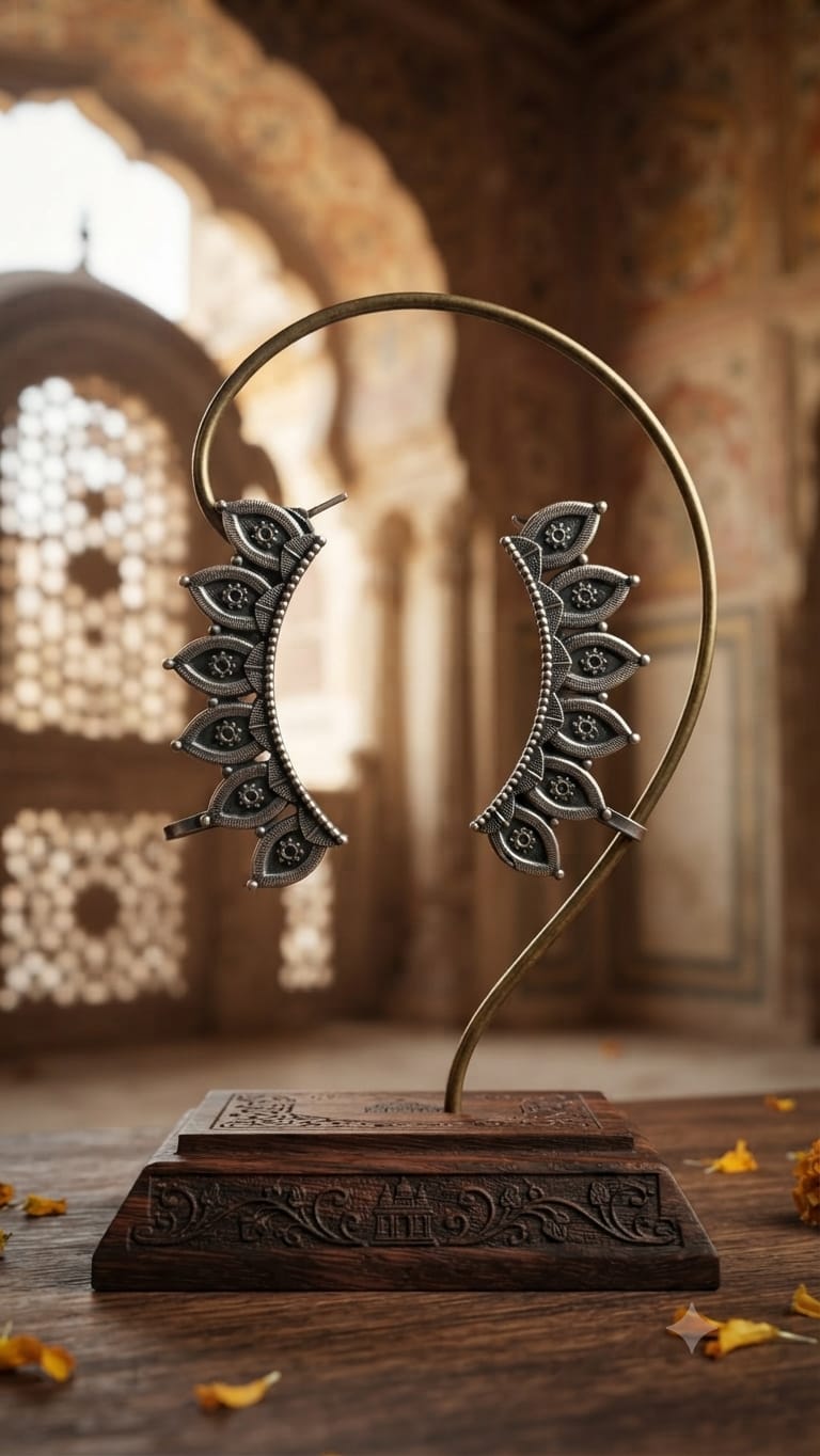 Bohemian designer ear cuff