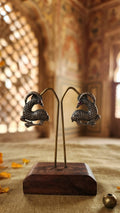 Sitting peacock earrings