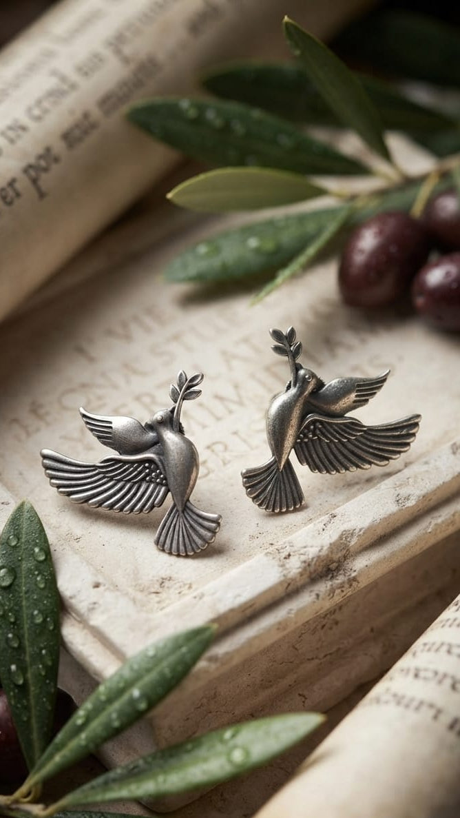 Dove earrings
