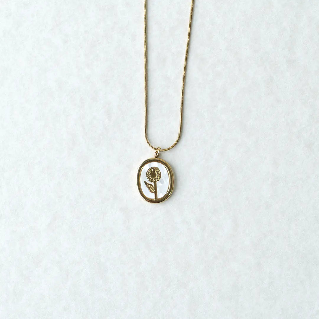 Golden Blossom Pendant