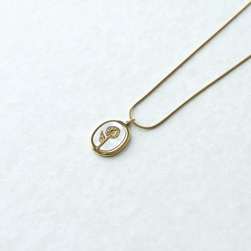 Golden Blossom Pendant