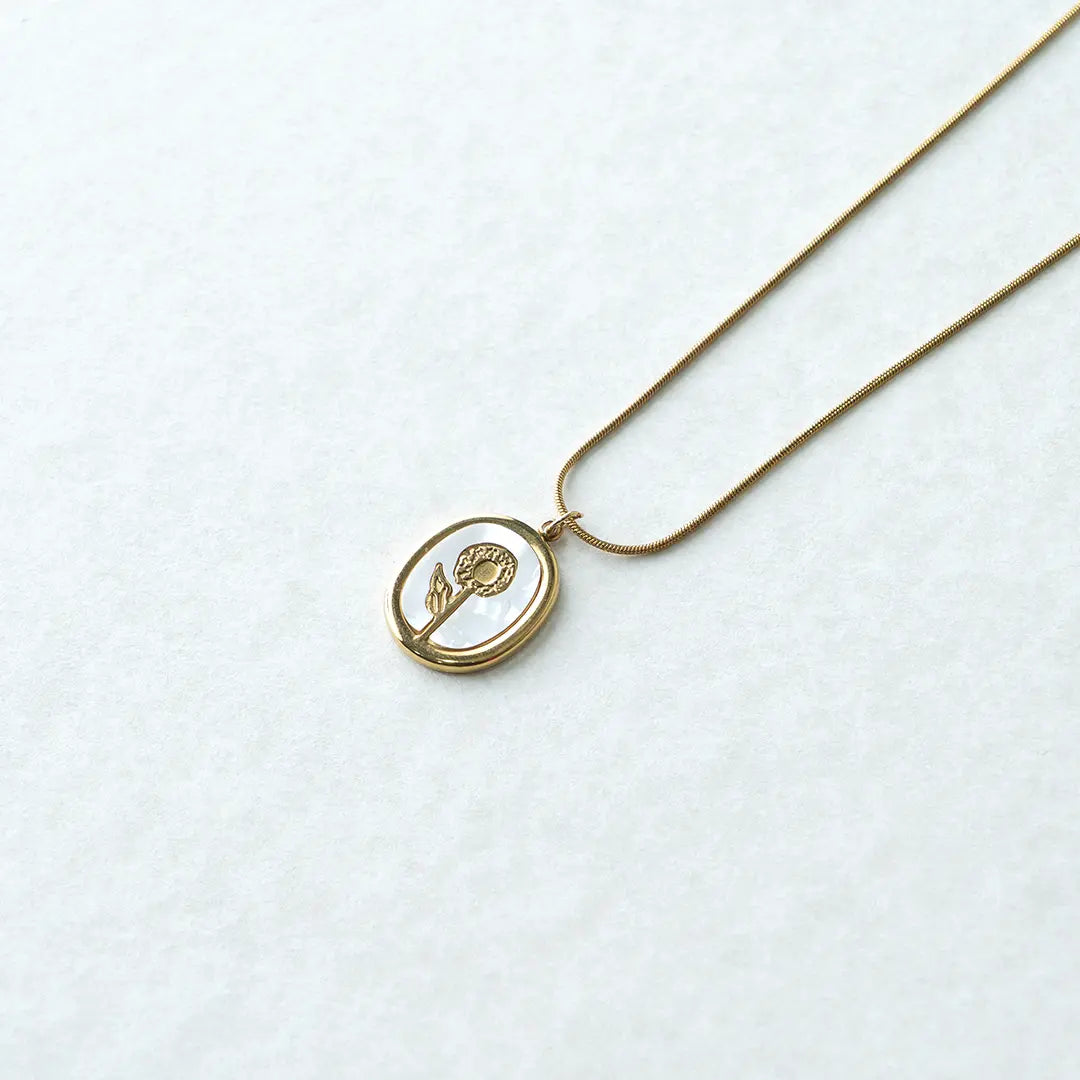 Golden Blossom Pendant