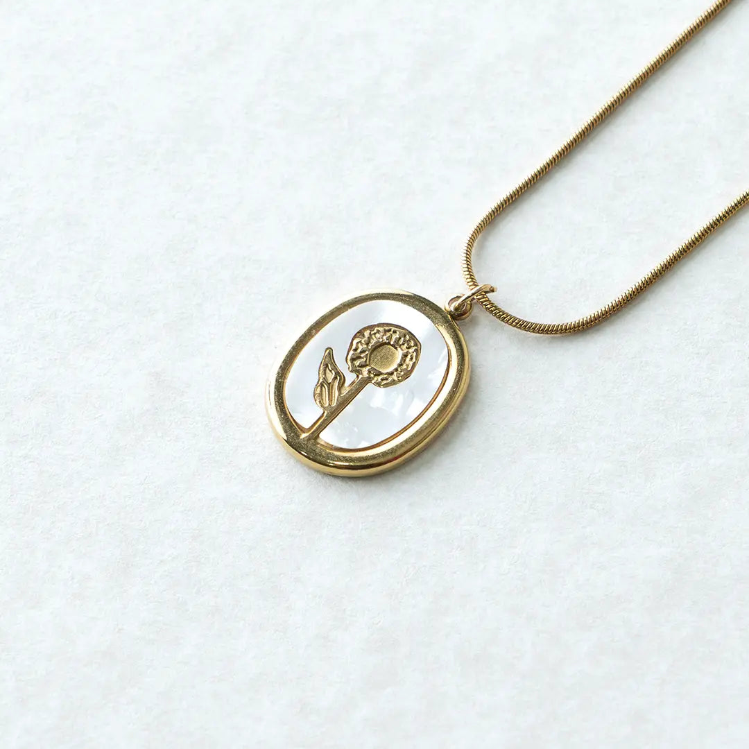 Golden Blossom Pendant