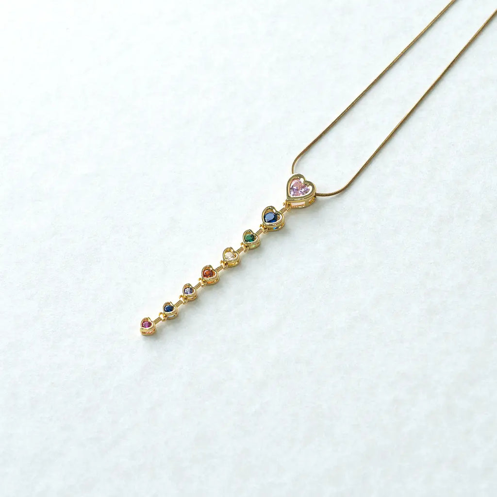 Multicolor Heart Pendant