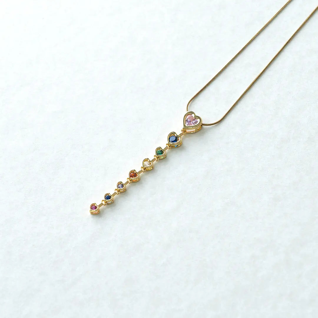 Multicolor Heart Pendant