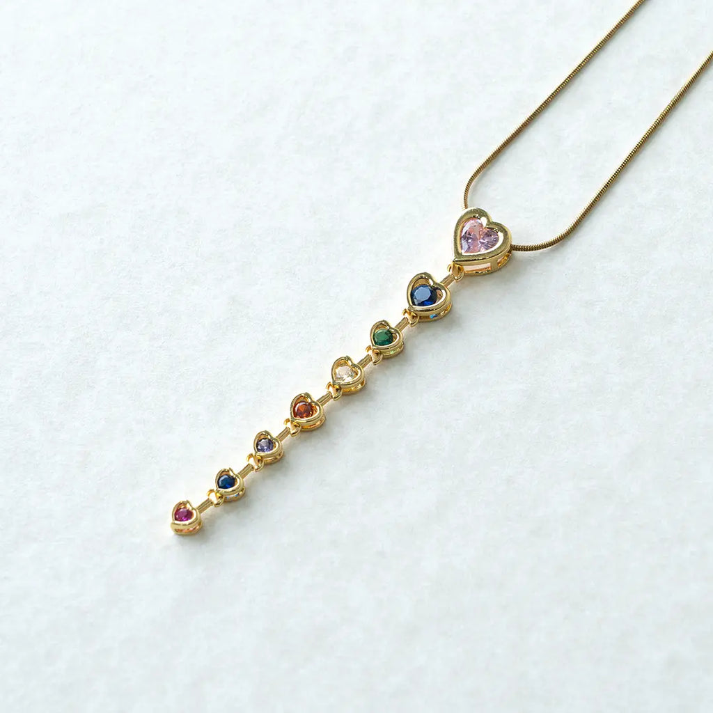 Multicolor Heart Pendant