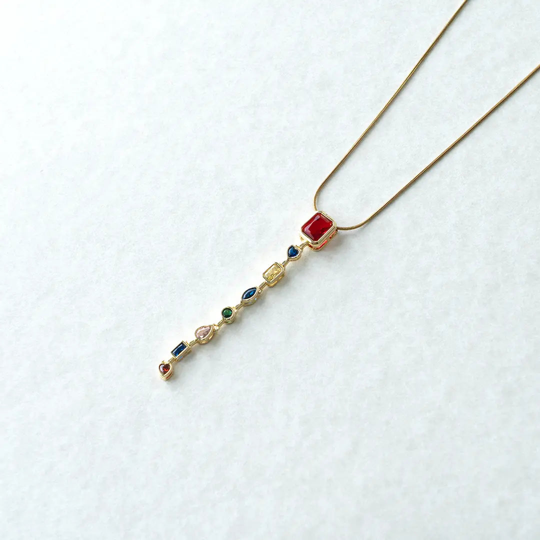 Spectrum Gem Drop Pendant