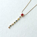 Spectrum Gem Drop Pendant
