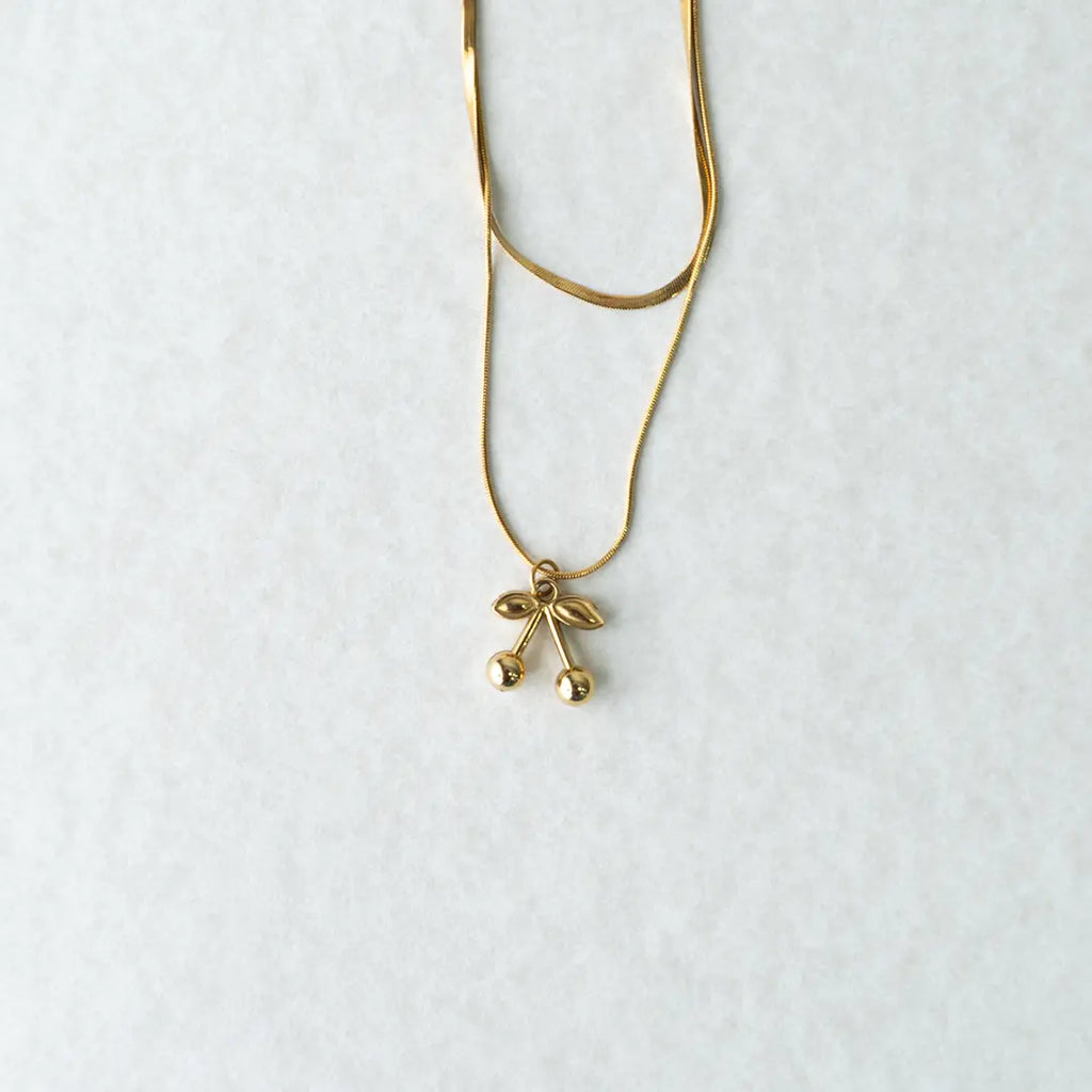 Double Layard Charry Pendant