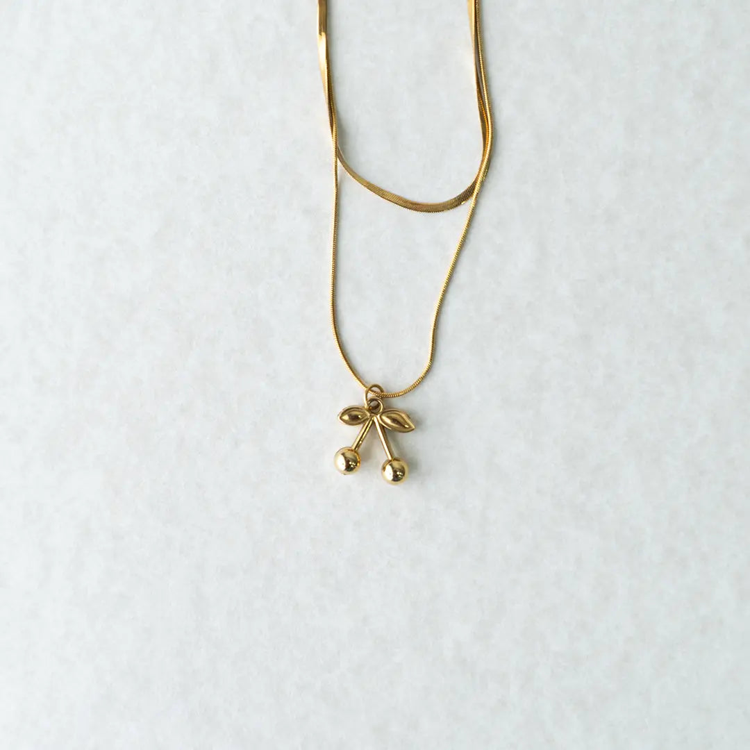 Double Layard Charry Pendant