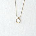Pearl White Round Pendant
