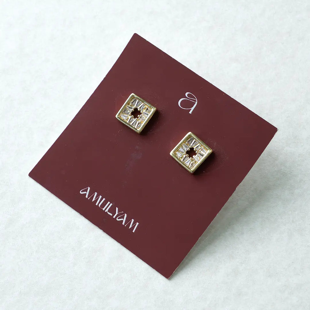 Square Geometric Earrings