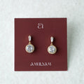 Solitaire Drop Earrings