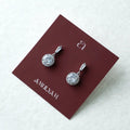 Solitaire Drop Earrings