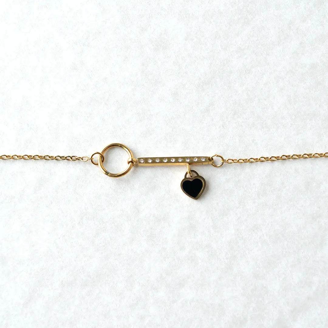 Eclipse Circle Charm Bracelet