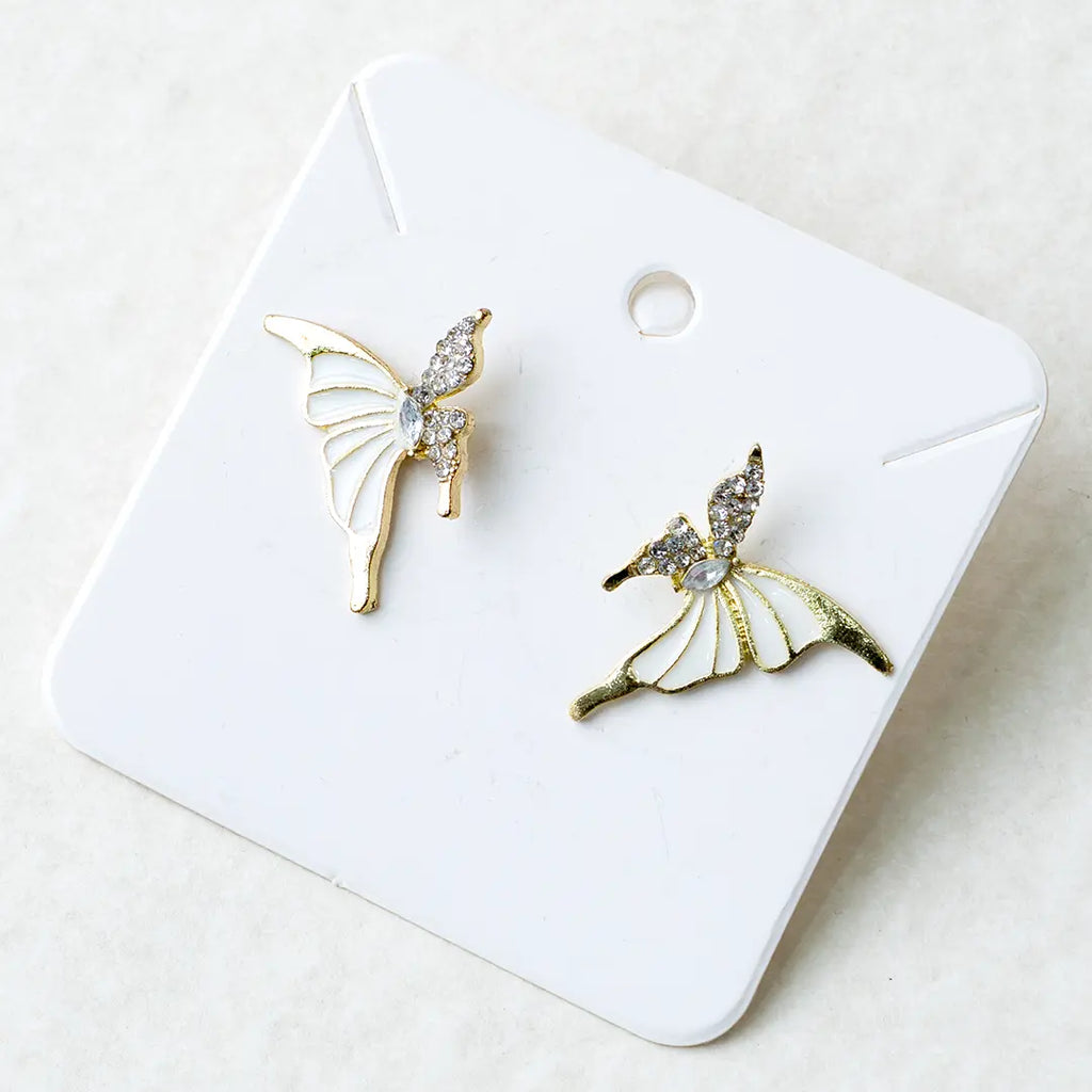 Stylish Butterfly Blossom Stud Earrings