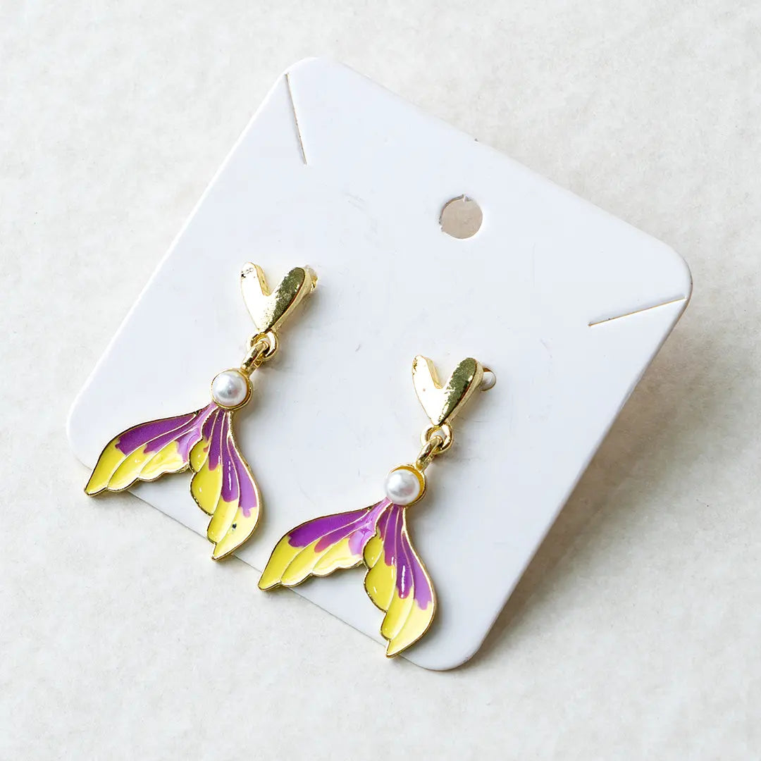 Gradient Mermaid Dangle Earrings